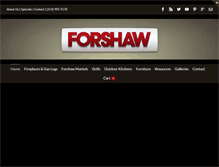 Tablet Screenshot of forshaws.com